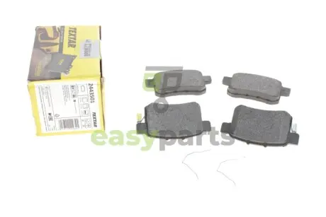 Колодки гальмівні (задні) Honda Accord VIII 2.0-2.4i 08- (Nissin) TEXTAR 2443501