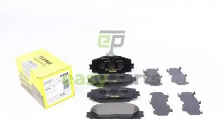 Колодки гальмівні (передні) Toyota Prius 08- (Akebono) TEXTAR 2445101