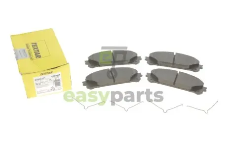 Колодки гальмівні (передні) Lexus RX 08-/ Toyota Camry 17- (Advics) (166.8x59.3x17.5) TEXTAR 2445201