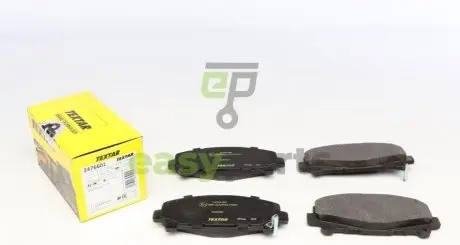 Колодки гальмівні (передні) Honda Accord VIII 07-/IX 12- (Akebono) Q+ TEXTAR 2476601