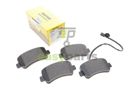 Колодки гальмівні (задні) Renault Master/Opel Movano 10- (Brembo) Q+ (однокатк.)/(з датчиком) TEXTAR 2511201