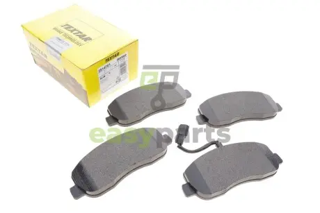 Колодки гальмівні (передні) Renault Master III/Opel Movano B 10- (Brembo) Q+ (з датчиком) TEXTAR 2514701