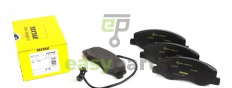 Колодки гальмівні (задні) Opel Movano/Renault Master III 2.3dCi/2.3 CDTI 10- (спарка)Q+(з датчиком) TEXTAR 2517201 (фото 1)