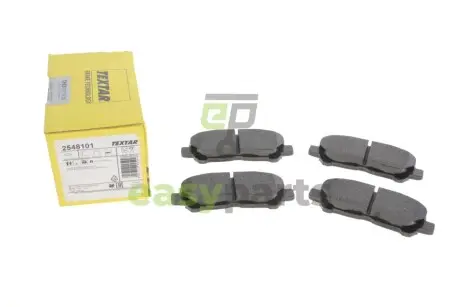Колодки гальмівні (задні) Toyota Highlander/Kluger 07- (Akebono) TEXTAR 2548101