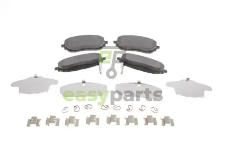 Колодки гальмівні (передні) Toyota Auris II/Corolla 12- (Bosch) Q+ TEXTAR 2569801