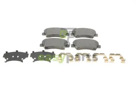 Колодки гальмівні (передні) Hyundai Elantra 10-/ i30 11-/ Kia Ceed/Cerato 12- R15 Q+ TEXTAR 2570801