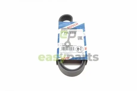 Ремінь генератора Renault Clio 1.2 16V 05-14 (7PK880) BOSCH 1987946264