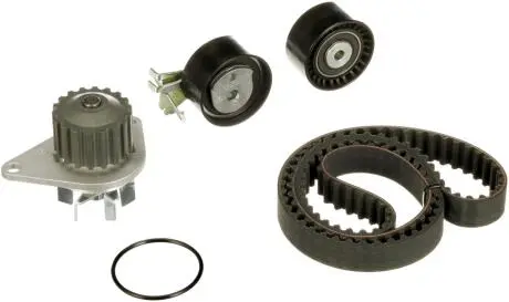 Помпа води + комплект ремня ГРМ Citroen C4/Peugeot 307 1.4 16V 03- Gates KP15615XS