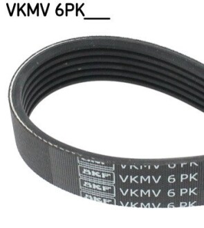 Ремінь поліклиновий 6PK1620 SKF VKMV 6PK1620 (фото 1)