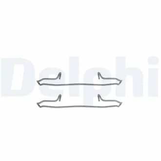 Ремкомплект гальмiвних колодок Delphi LX0223