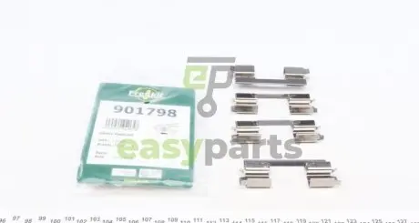 Планка супорта (переднього) прижимна (к-кт) Renault Kangoo 1.2-1.6 08- (Lucas) FRENKIT 901798