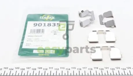 Планка супорта (переднього) прижимна (к-кт) Dacia Logan/Renault Megane I 96- (Lucas) FRENKIT 901835