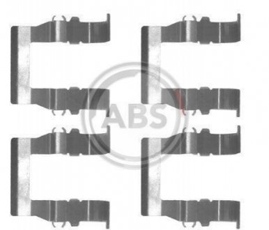 Ремкомплект гальмiвних колодок A.B.S. 1194Q (фото 1)
