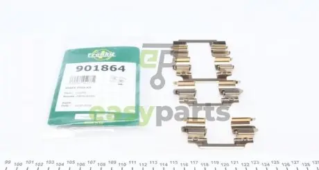 Планка супорта (заднього) прижимна (к-кт) MB M-class (W166) 11-15 (Lucas) FRENKIT 901864
