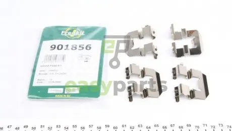 Планка супорта (переднього) прижимна (к-кт) Hyundai Santa Fe 06- (Mando) FRENKIT 901856