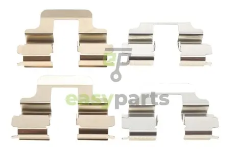 Планка супорта (заднього) прижимна (к-кт) Ford Galaxy/Mondeo IV/Volvo S60/V60 06- (Lucas) FRENKIT 901731