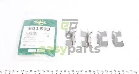 Планка супорта (заднього) прижимна (к-кт) Chevrolet Lacetti/Daewoo Nubira 97- FRENKIT 901692