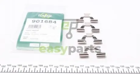 Планка супорта (заднього) прижимна (к-кт) Citroen Berlingo 08- (Lucas) FRENKIT 901684