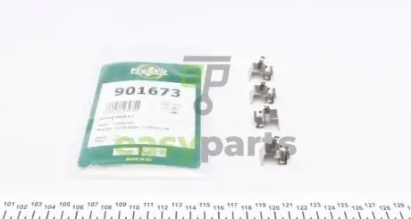 Планка супорта (заднього) прижимна (к-кт) Mitsubishi Outlander 03- (Akebono) FRENKIT 901673