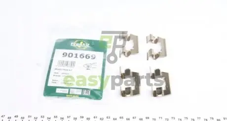 Планка супорта (заднього) прижимна (к-кт) Hyundai Accent 98-05 (Mando) FRENKIT 901669