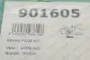 Планка супорта (переднього) прижимна (к-кт) Mazda 6 02-08 (Akebono) FRENKIT 901605 (фото 4)