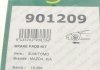 Планка супорта (переднього) прижимна (к-кт) Mazda 323 94-98/Kia Rio 00-05 (Sumitomo) FRENKIT 901209 (фото 6)