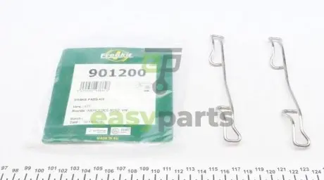 Планка супорта (заднього) прижимна (к-кт) MB Sprinter/VW LT 96-06 (Ate/Bosch) FRENKIT 901200