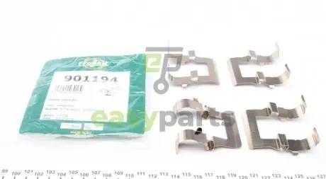 Планка супорта (переднього) прижимна (к-кт) Mitsubishi Pajero -06 (Akebono) FRENKIT 901194