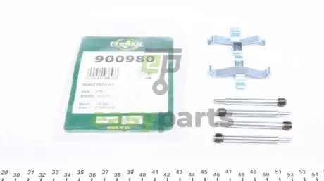 Планка супорта (заднього) прижимна (к-кт) Volvo S70/V70 97-02 (Ate) FRENKIT 900980