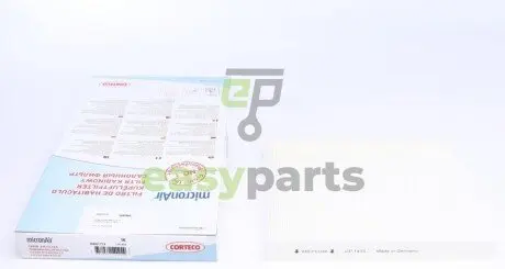 Фільтр салону Hyundai Santa Fe 2.0-2.2CRDI/2.4 09-12 CORTECO 80001774