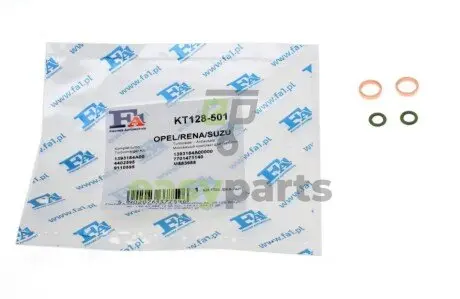 Прокладка трубки подачі оливи до турбіни Renault Trafic 1.9DCI (к-кт) Fischer Automotive One (FA1) KT128-501