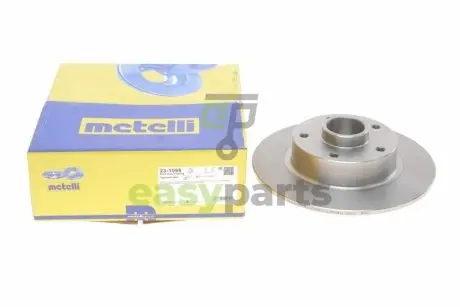 Диск гальмівний (задній) Renault Megane III/Scenic III 08- (260x8)(з підшипником)(+ABS)(d ступ.=66мм) Metelli 23-1095
