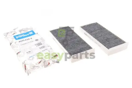 Фільтр салону BMW X1 14-/X2 (F39) 17-/I3 13- (вугільний) (к-кт 2шт) Purflux AHC428-2