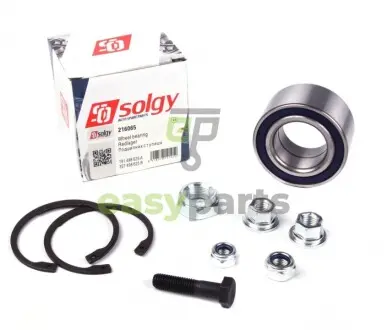 Підшипник маточини (передньої) VW Caddy II -04 (40x72x37) (к-кт) Solgy 216065
