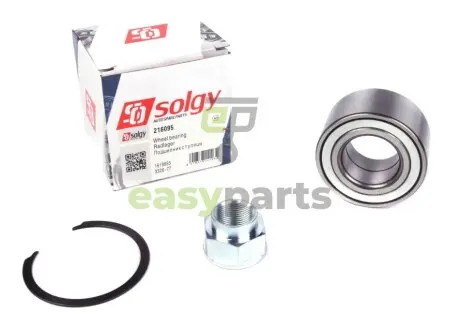 Підшипник маточини (передньої) Fiat Doblo 01- (+ABS) (37x72x37) (к-кт) Solgy 216095