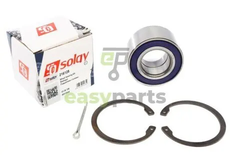 Підшипник маточини (передньої) Opel Astra F/Combo/Kadett/Vectra (34x66x37) (к-кт) Solgy 216128