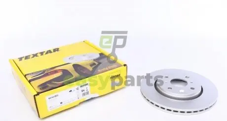 Диск гальмівний (передній) Citroen С1/Peugeot 107/Toyota Aygo 05- (247x20) PRO TEXTAR 92141903