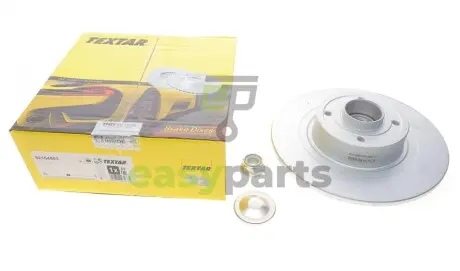 Диск гальмівний (задній) Renault Scenic II 03- (270х10) (+ABS) (з підшипником) PRO TEXTAR 92154503