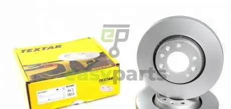 Диск гальмівний (передній) Fiat Scudo 07- (280x28) PRO TEXTAR 92156903