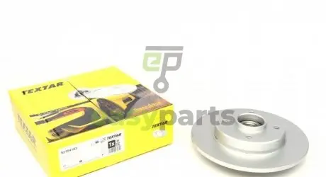 Диск гальмівний (задній) Citroen C4 II/Peugeot 308 08- (249х9) (+ABS) (з підшипником) PRO TEXTAR 92194103