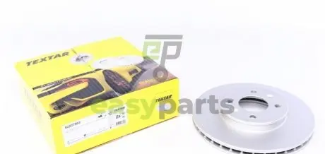 Диск гальмівний (передній) Kia Rio III/Hyundai Accent 11- (256x22) PRO TEXTAR 92237903