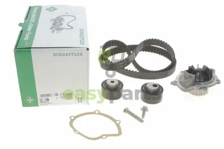 Комплект ГРМ + помпа Peugeot 406/607/807 2.2 HDi 00- (146x25.4) (538 0428 10) INA 530 0446 31
