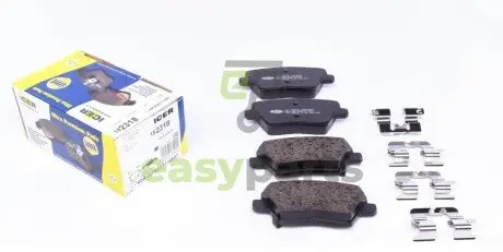 Колодки тормозные ICER 182318