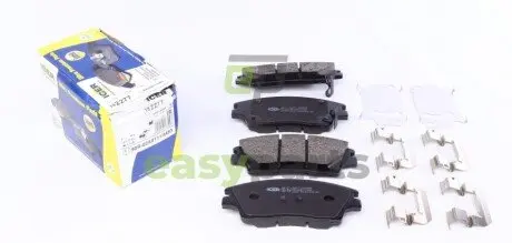 Колодки гальмівні (передні) Hyundai ix35 13-/Tucson 15-/Elantra 16-/Kia Sportage 15- ICER 182277