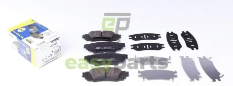 Колодки гальмівні (задні) Toyota Camry 17-/Rav4/Lexus ES/UX 18-/RX 15- ICER 182262