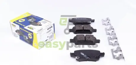 Колодки гальмівні (задні) Chevrolet Cruze 15-/Bolt 16-/Opel Astra K 15- ICER 182257