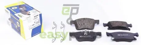 Фото колодки гальмівні (передні) Opel Astra K/Chevrolet Cruze 15- ICER 182245 Колодки гальмівні (передні) Opel Astra K/Chevrolet Cruze 15- ICER 182245