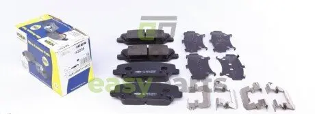 Колодки гальмівні (передні) Hyundai Grandeur 16-/Veloster 11-/Kia Cerato III 12- ICER 182239