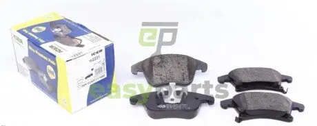 Колодки гальмівні (передні) Ford Galaxy III/S-Max/Mondeo V/Fusion 13-/Ford (США) Fusion 05- ICER 182231
