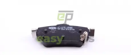 Колодки гальмівні (задні) Nissan Leaf 17-/Qashqai/X-trail 13-/Renault Kadjar 15-/Koleos 16- ICER 182188